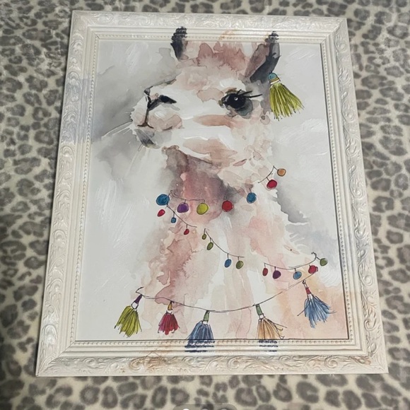 Llama Wall Art - Picture 1 of 3